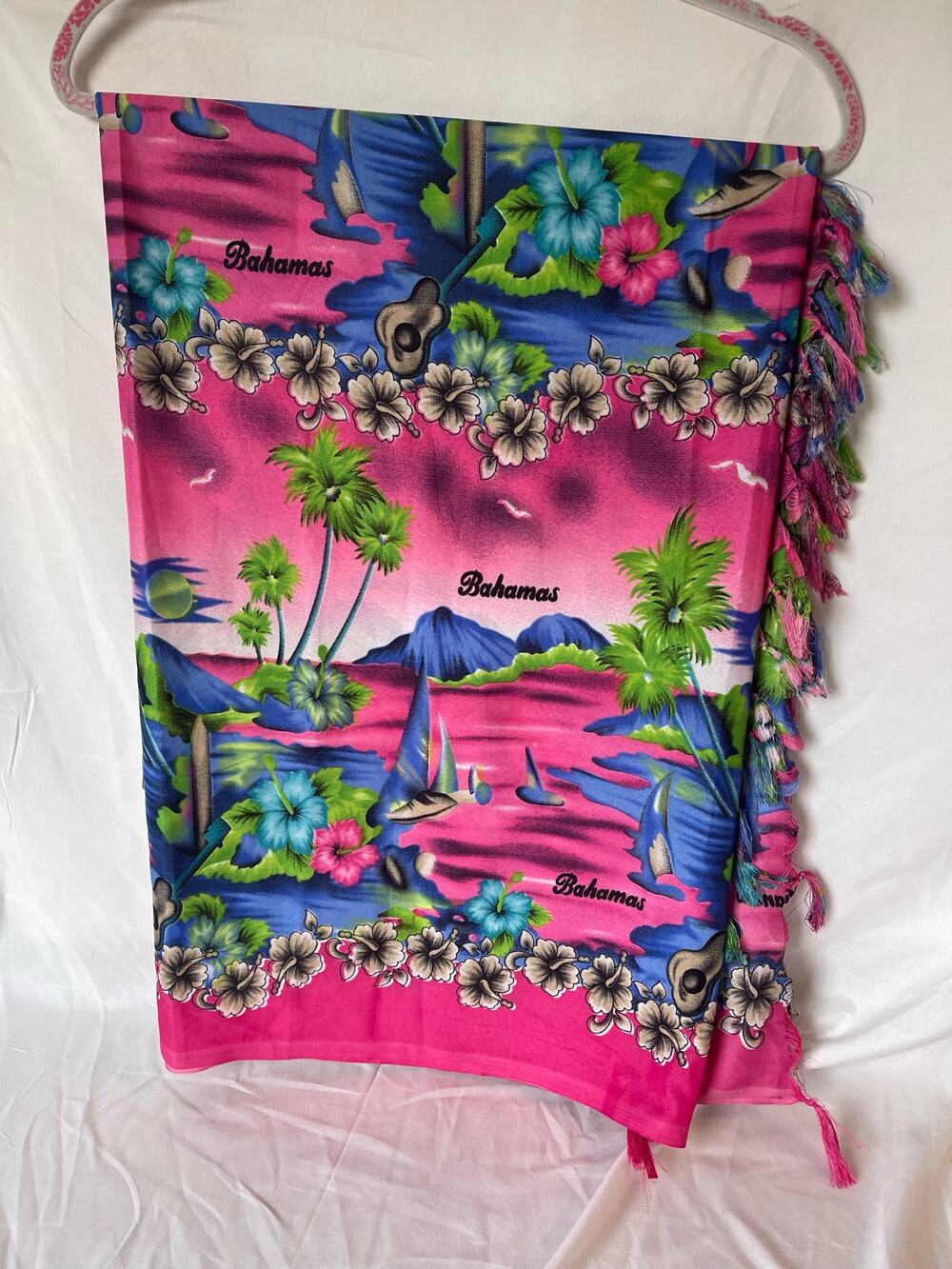 Bahama’s Sarong- from Nassau-pink-Women’s-one size